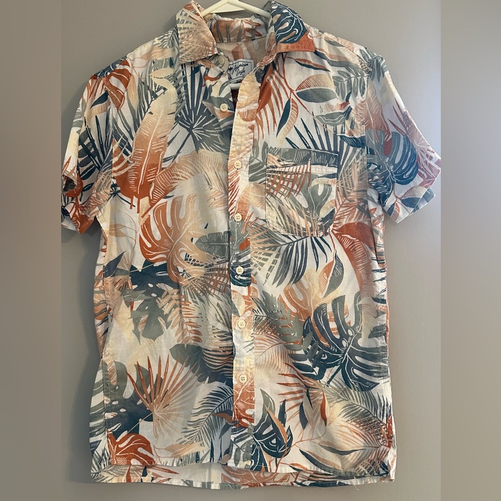 Tropical Print Men's Shirt